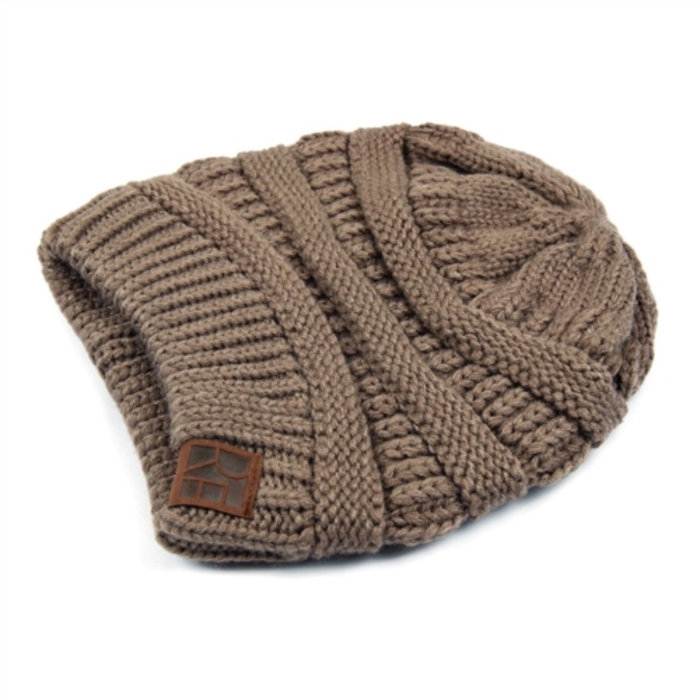 chunky Knit beanie hat - Picture 2 of 4